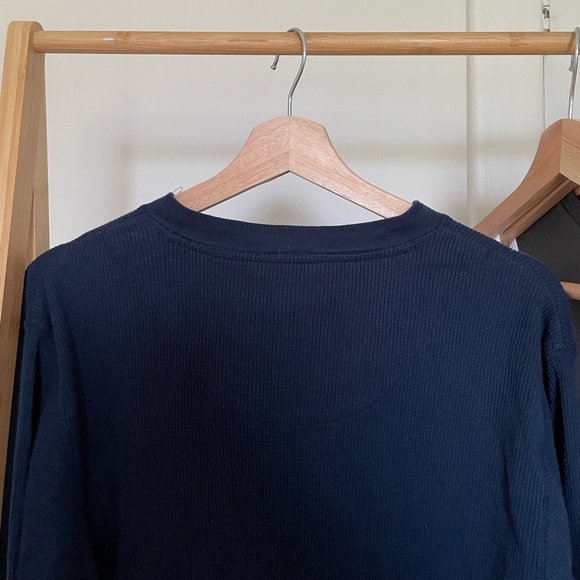 Pierre Cardin Navy Blue Long Sleeve Shirt - Picture 4 of 4